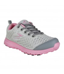 Vostro Grey Pink Sports Shoes for Women - VSS0252